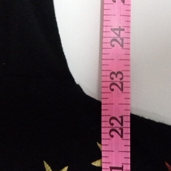 ASOS Women’s Dress, US 8, Black Embroidery Floral Print,  smock style, short sle - Picture 12 of 14